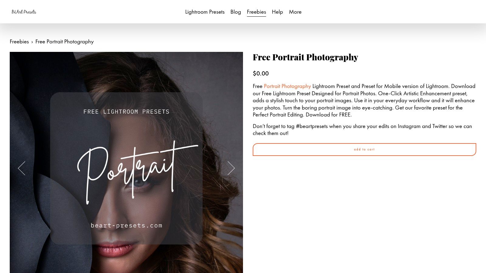 7 Best Free Lightroom Presets for Portraits in 2025 7 BeArt Presets