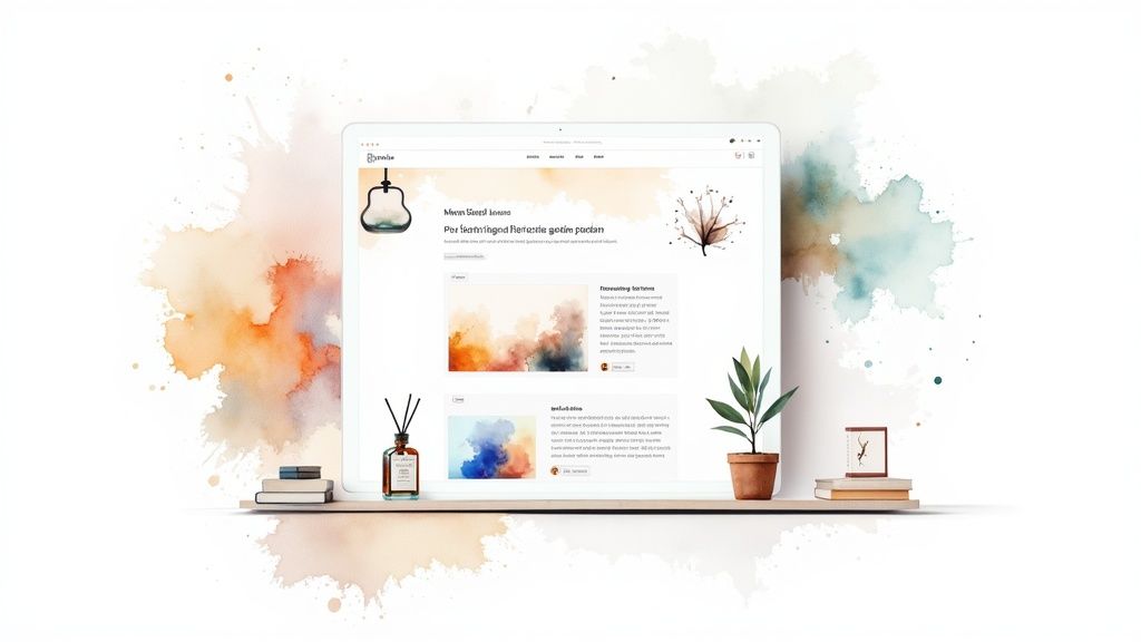 A person analyzing on-page SEO elements on a screen