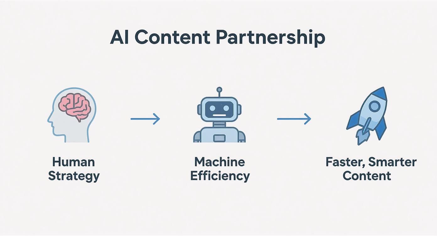 Infographic about ai powered content creation