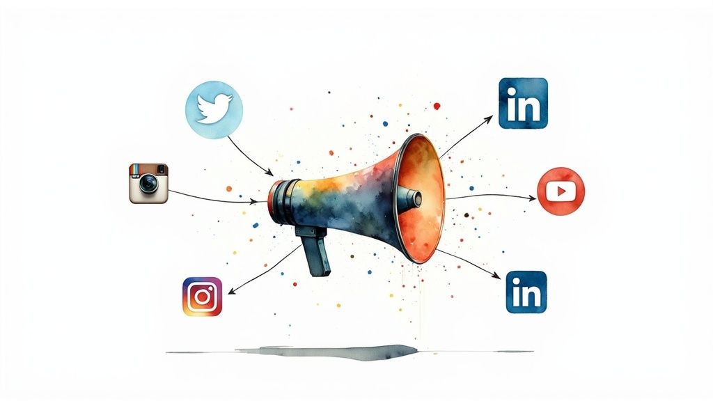 Social Media Cross-Platform Promotion