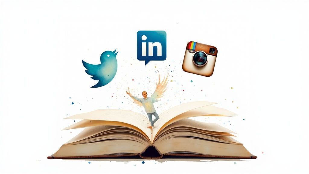 Long-Form to Social Media Snippets