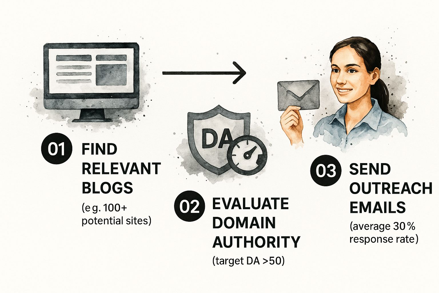 Infographic about blog guest posting