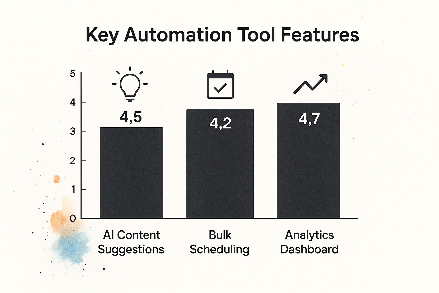 Infographic about automated social media posting