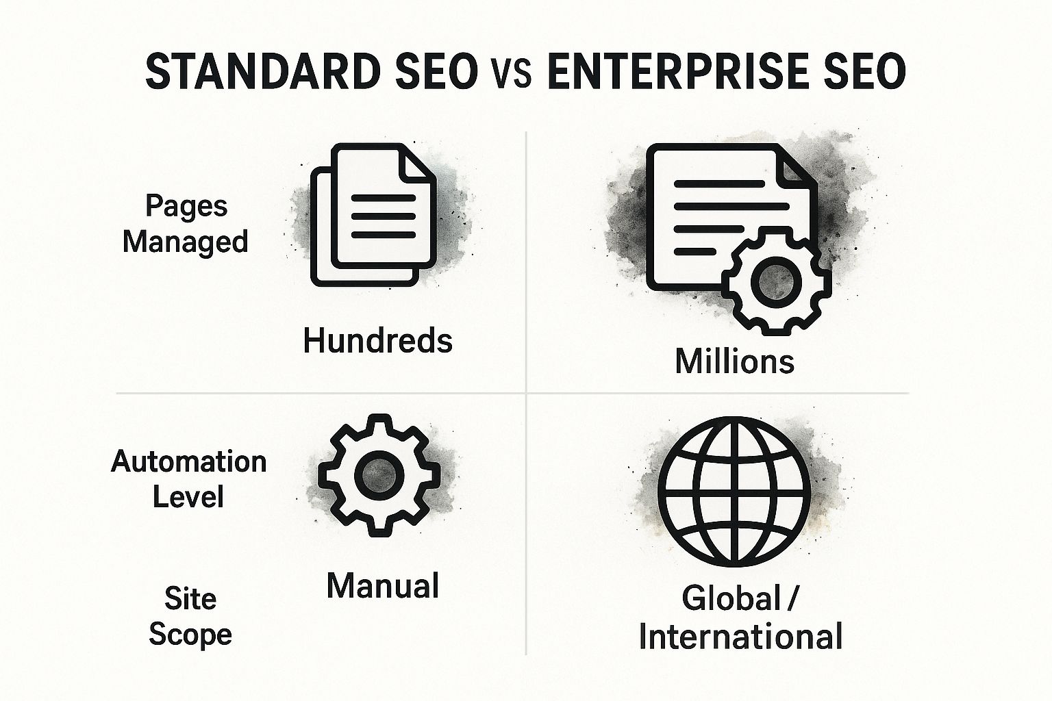 Infographic about enterprise seo strategy