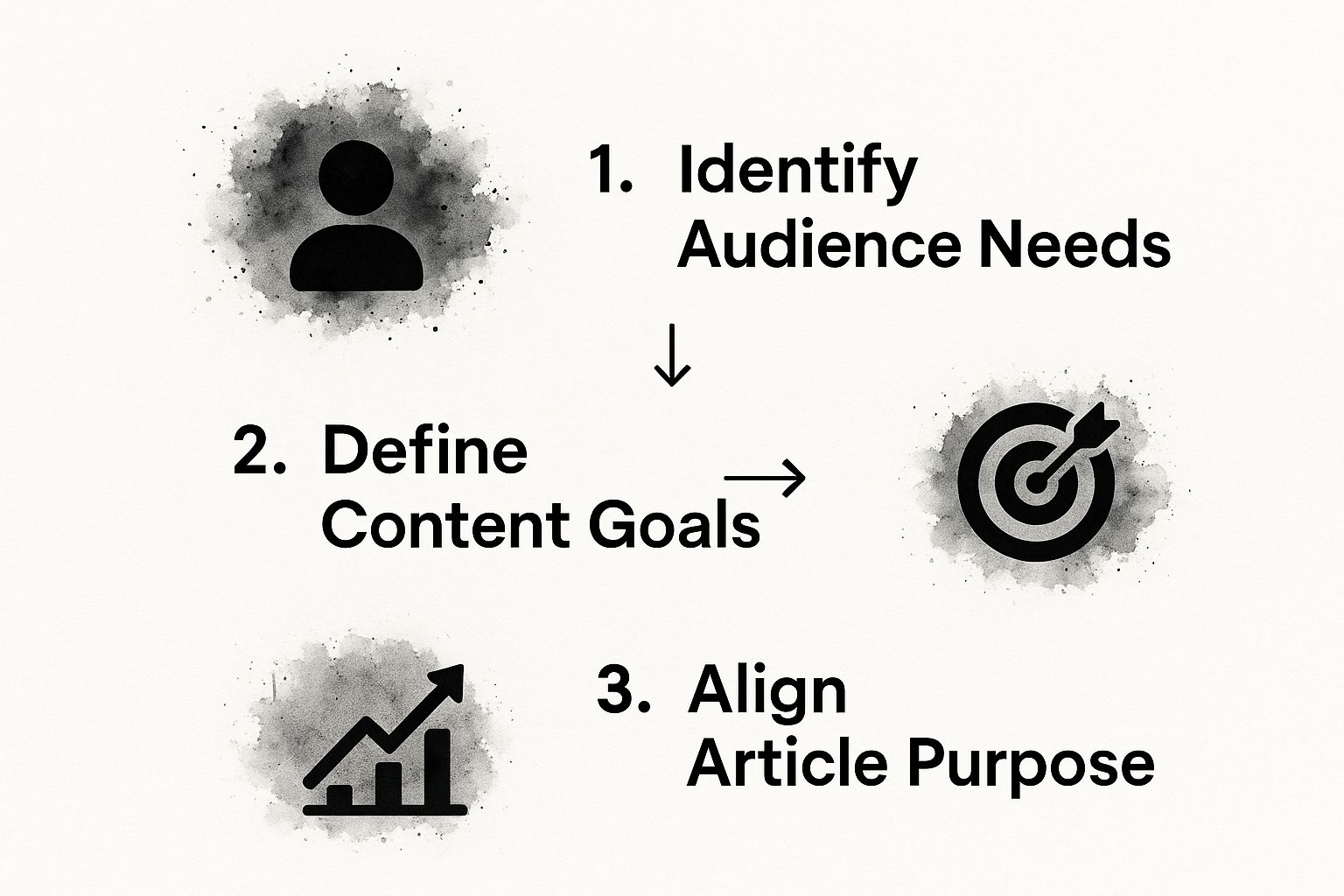 Infographic about how to write website content