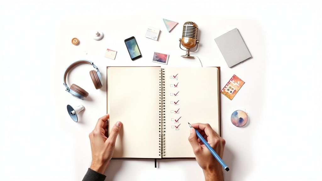 Your Ultimate Starting a Podcast Checklist: 8 Steps for 2025