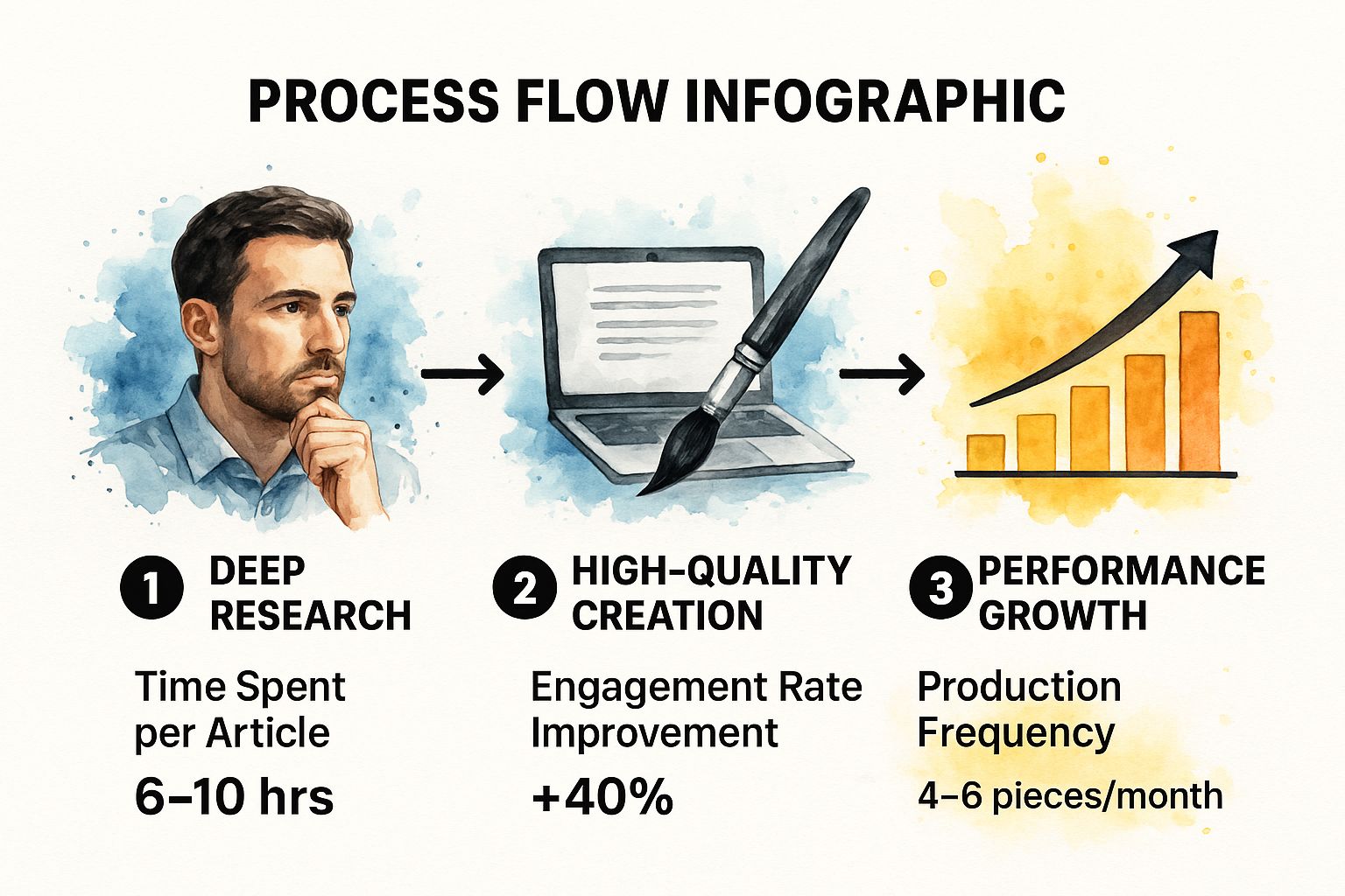 Infographic showing key data about Focus on Quality Over Quantity