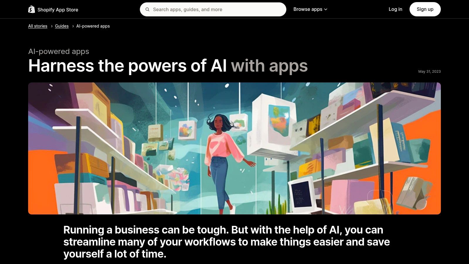 Shopify App Store – AI-powered Apps for Marketing