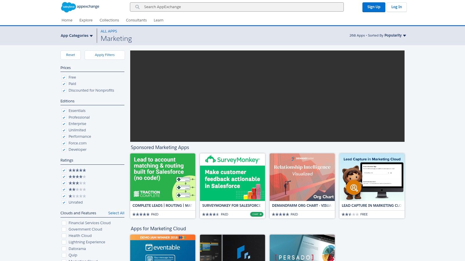 Salesforce AppExchange – Marketing + AI