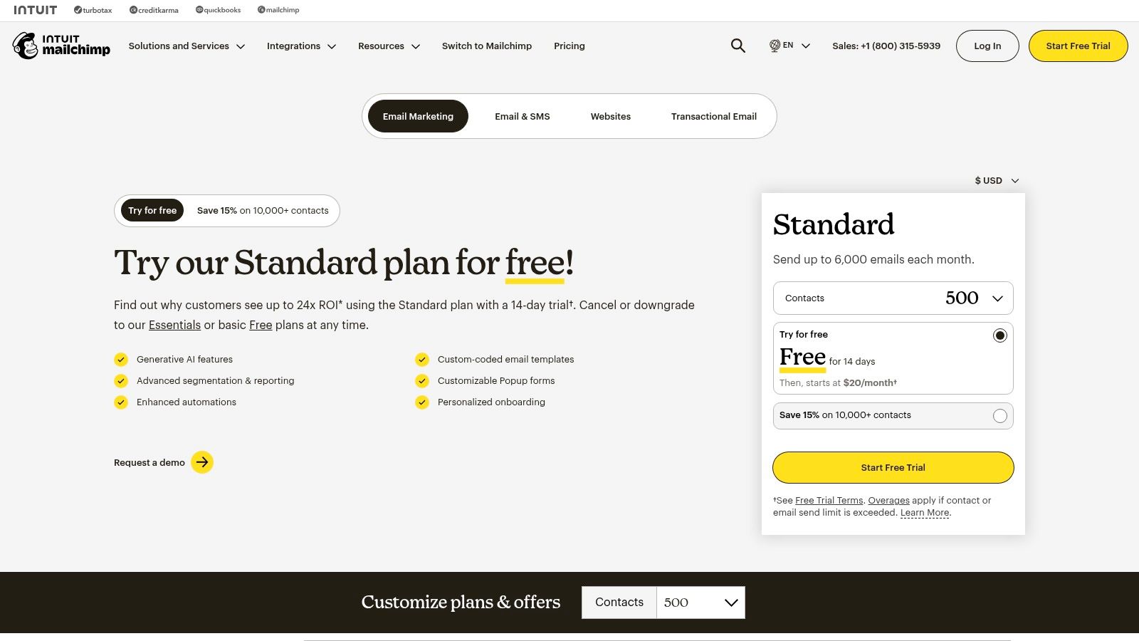 Mailchimp (by Intuit)