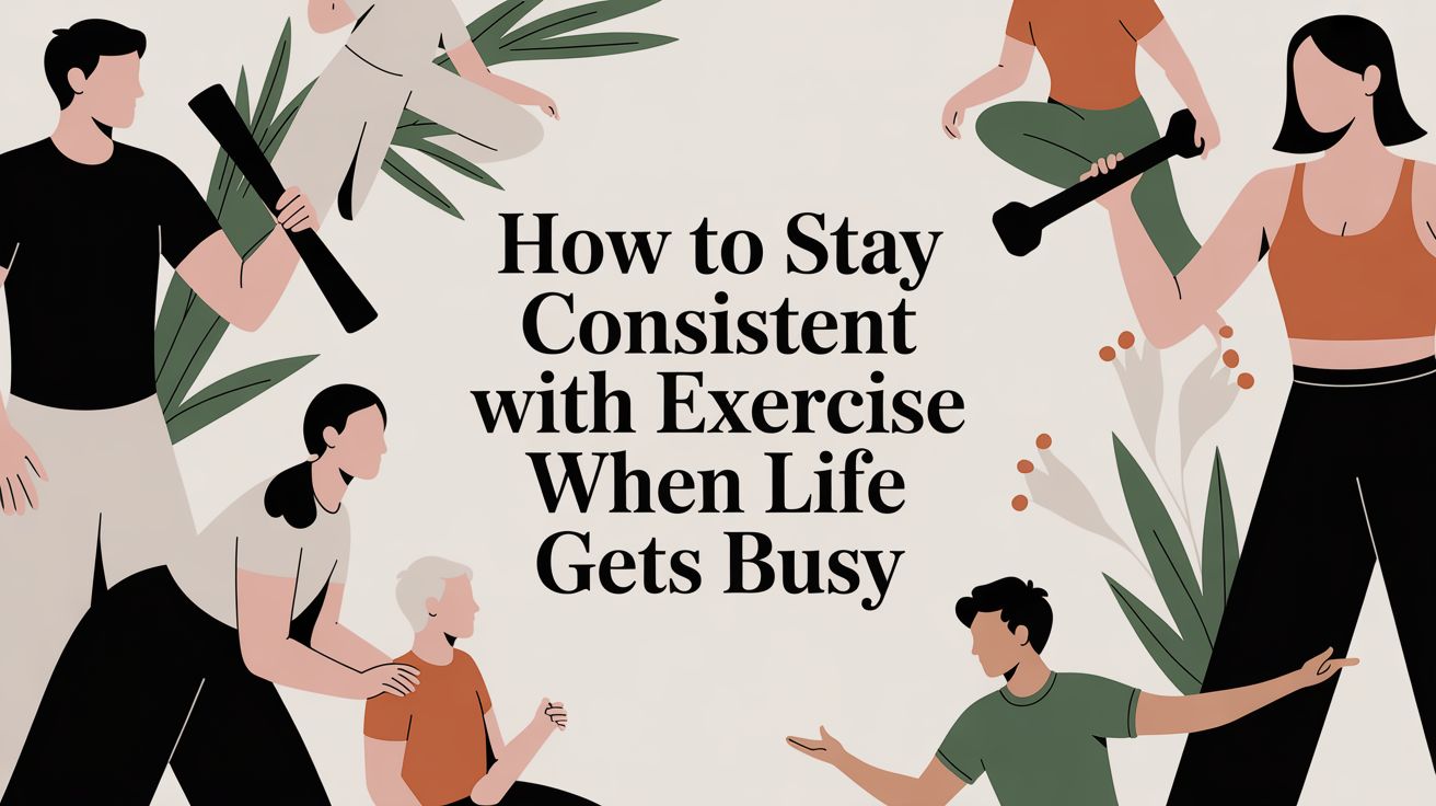 How to Stay Consistent with Exercise When Life Gets Busy