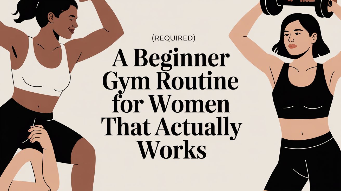 A Beginner Gym Routine for Women That Actually Works