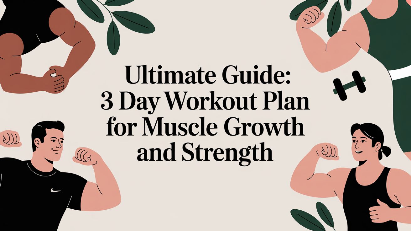 Ultimate Guide: 3 day workout plan for Muscle Growth and Strength