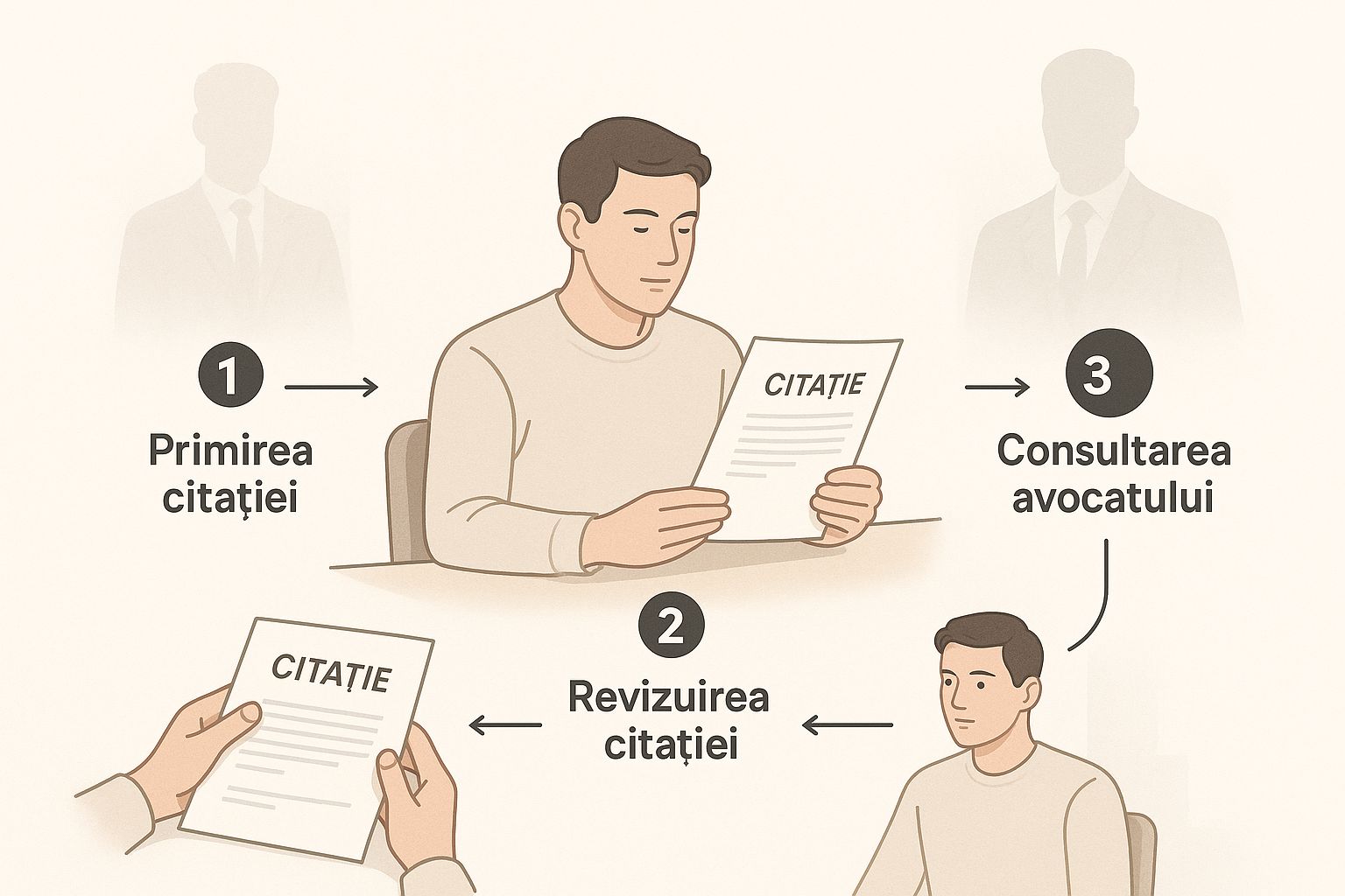 Infographic about ce se intampla daca ai dosar penal
