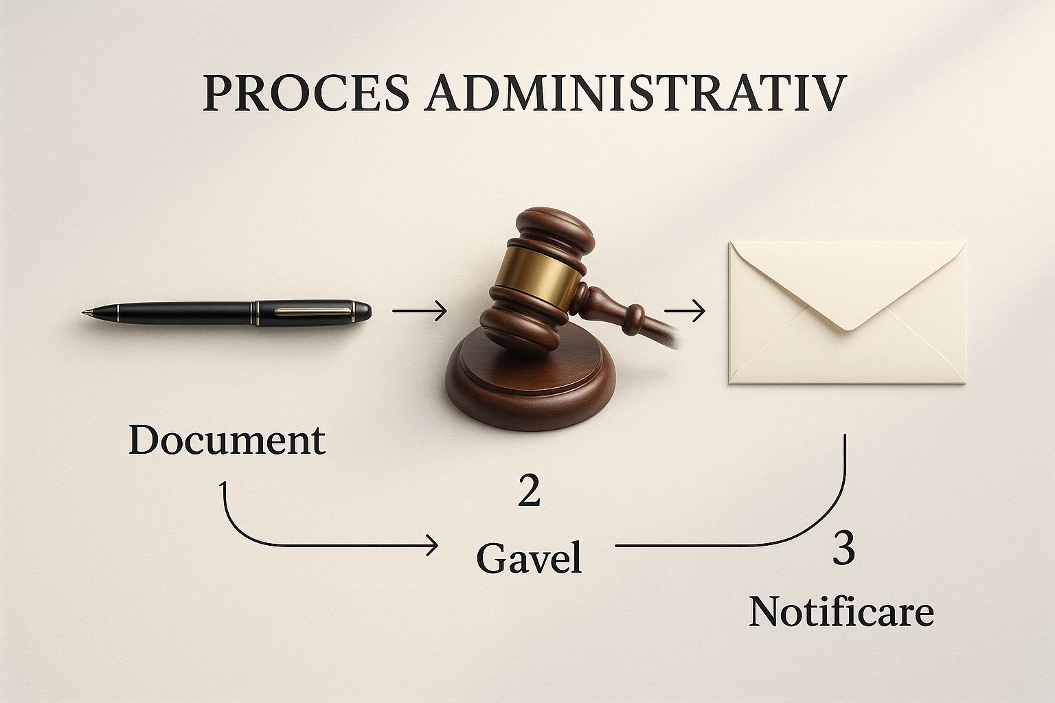 Infographic about procedura executare silita etape