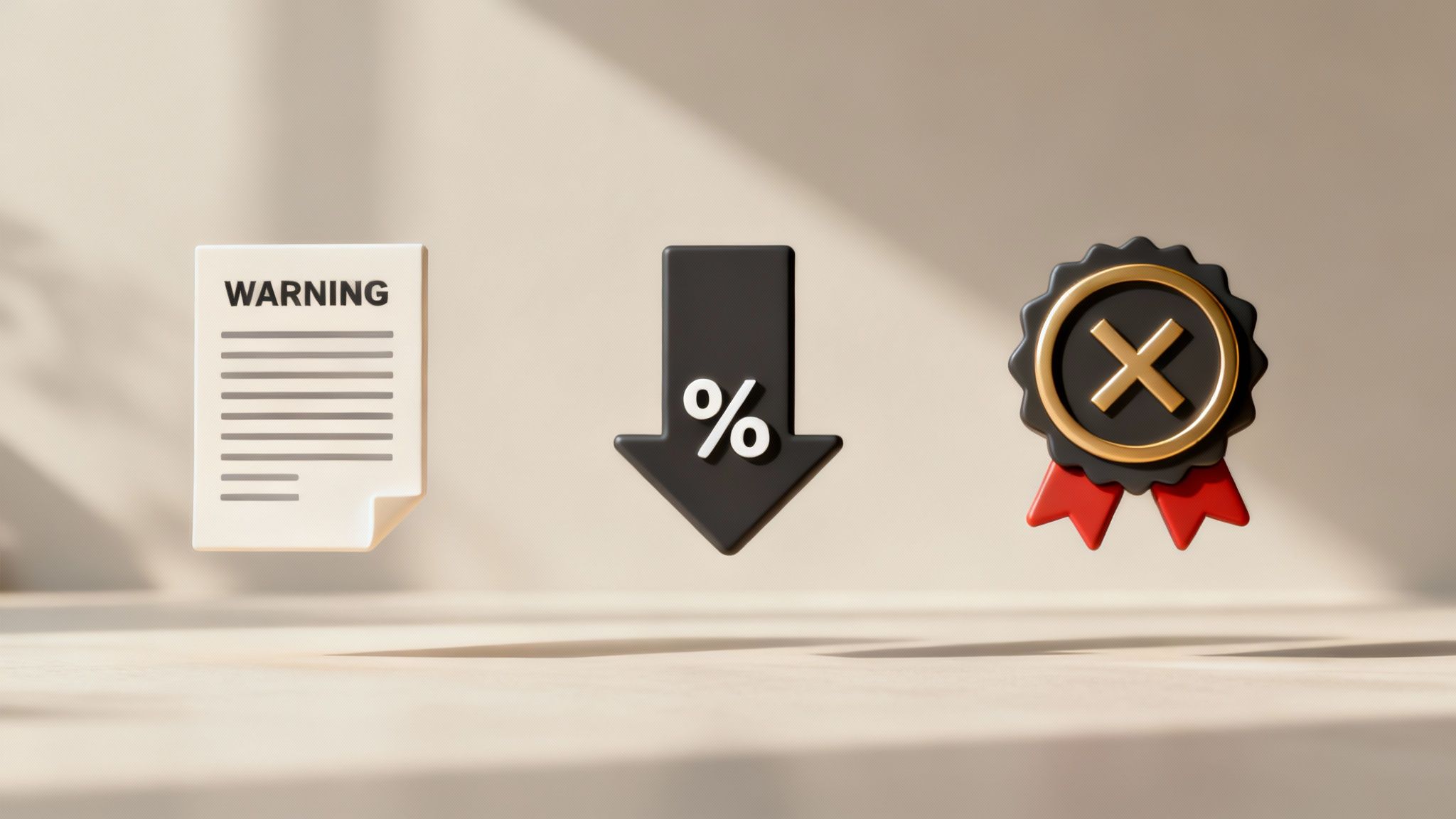 Documente legale și un ciocănel de judecător pe un birou, simbolizând deciziile disciplinare