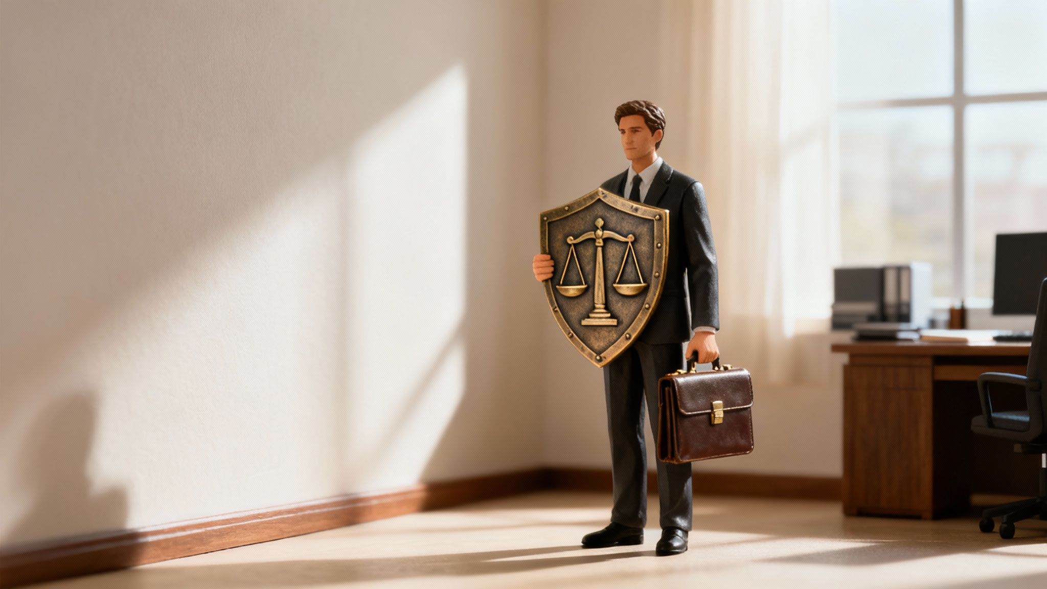 Un angajat discutând calm cu un reprezentant HR într-un birou modern și luminos