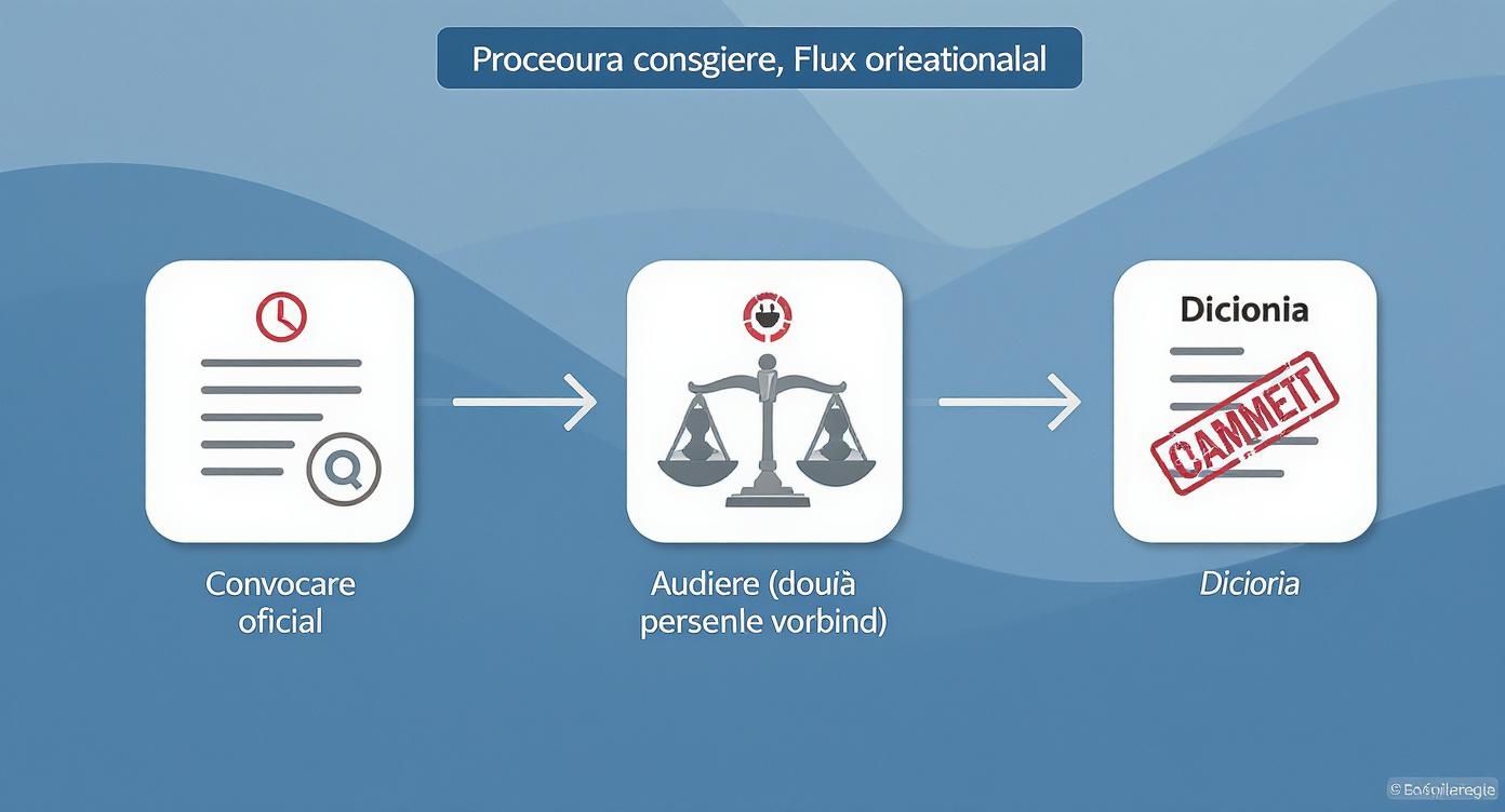 Infographic about concediere fara preaviz