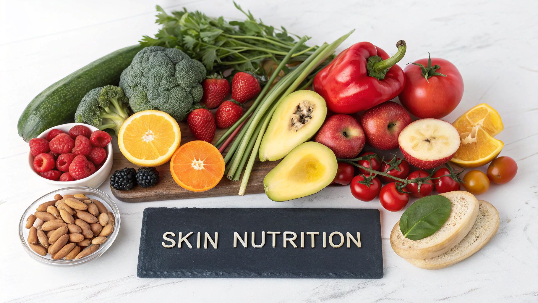 Ingredients for naturally glowing skin
