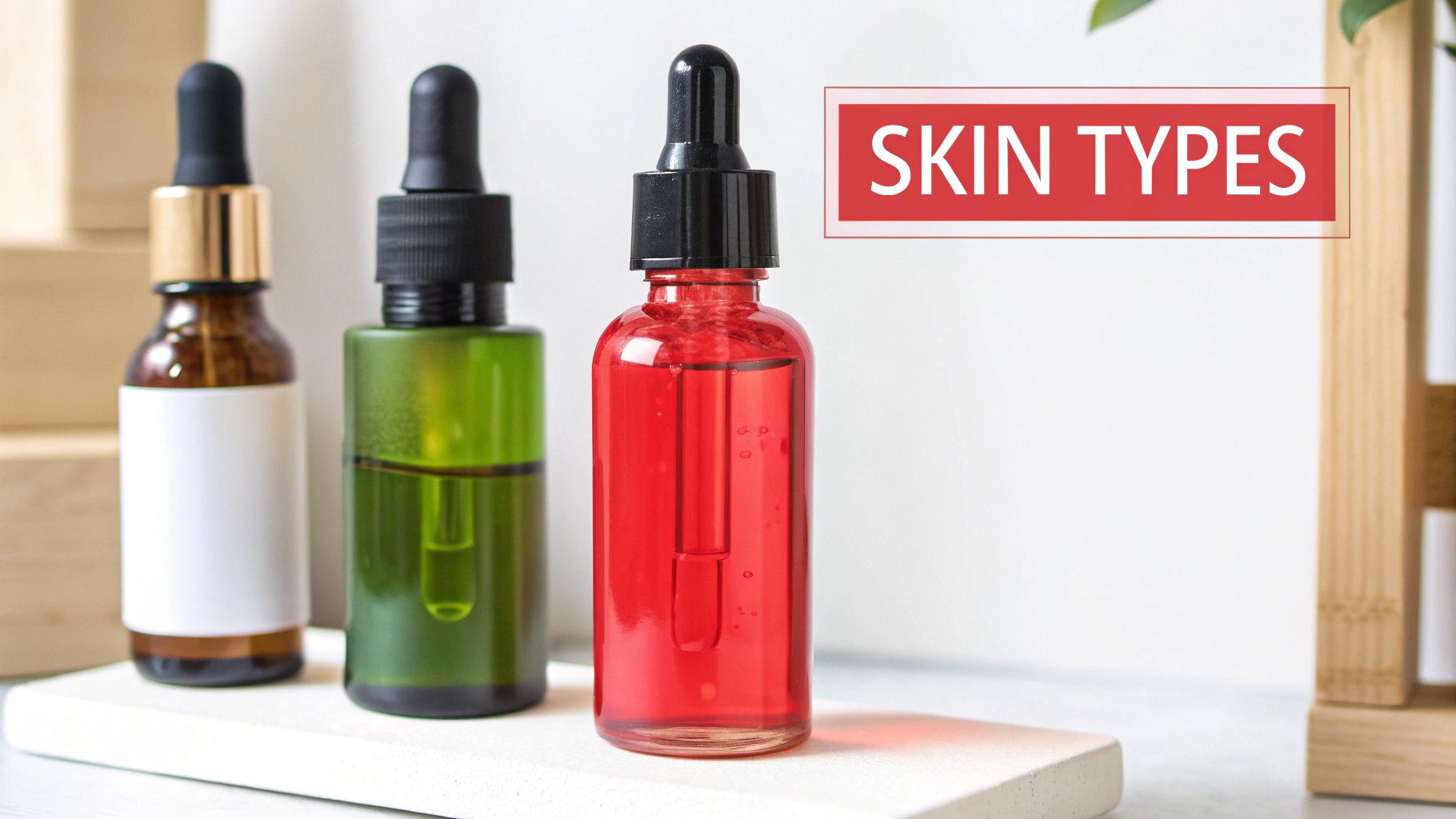 Identifying your skin type is the first step in building a skincare routine.