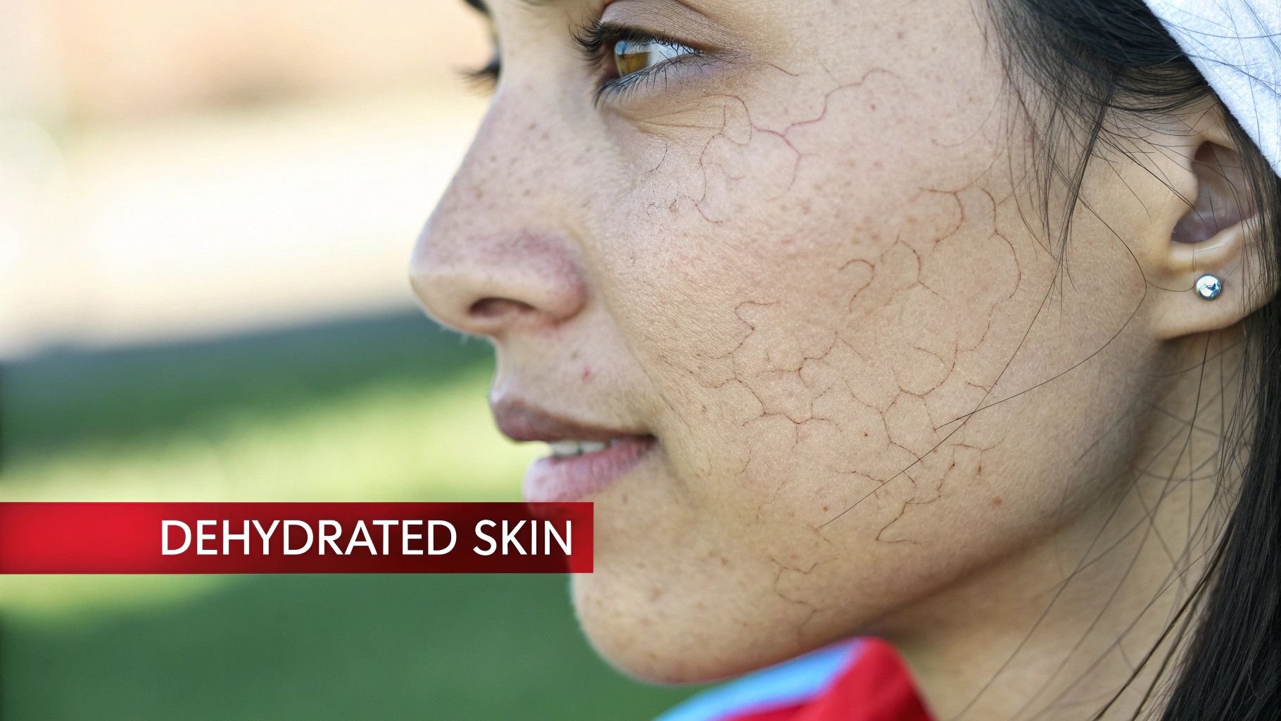 Dehydrated skin
