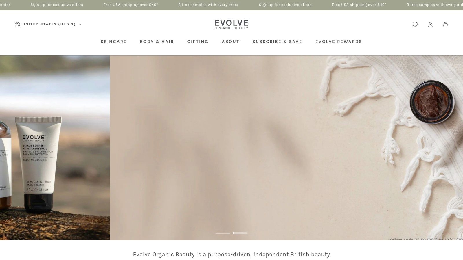 Evolve Organic Beauty