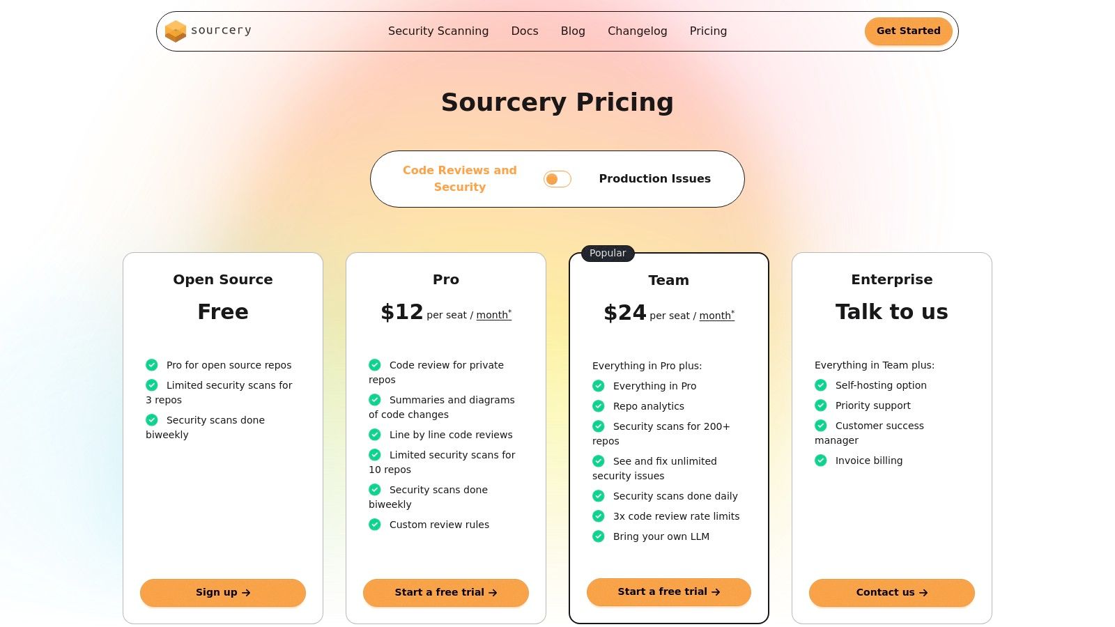 Sourcery – AI Code Reviews and Security
