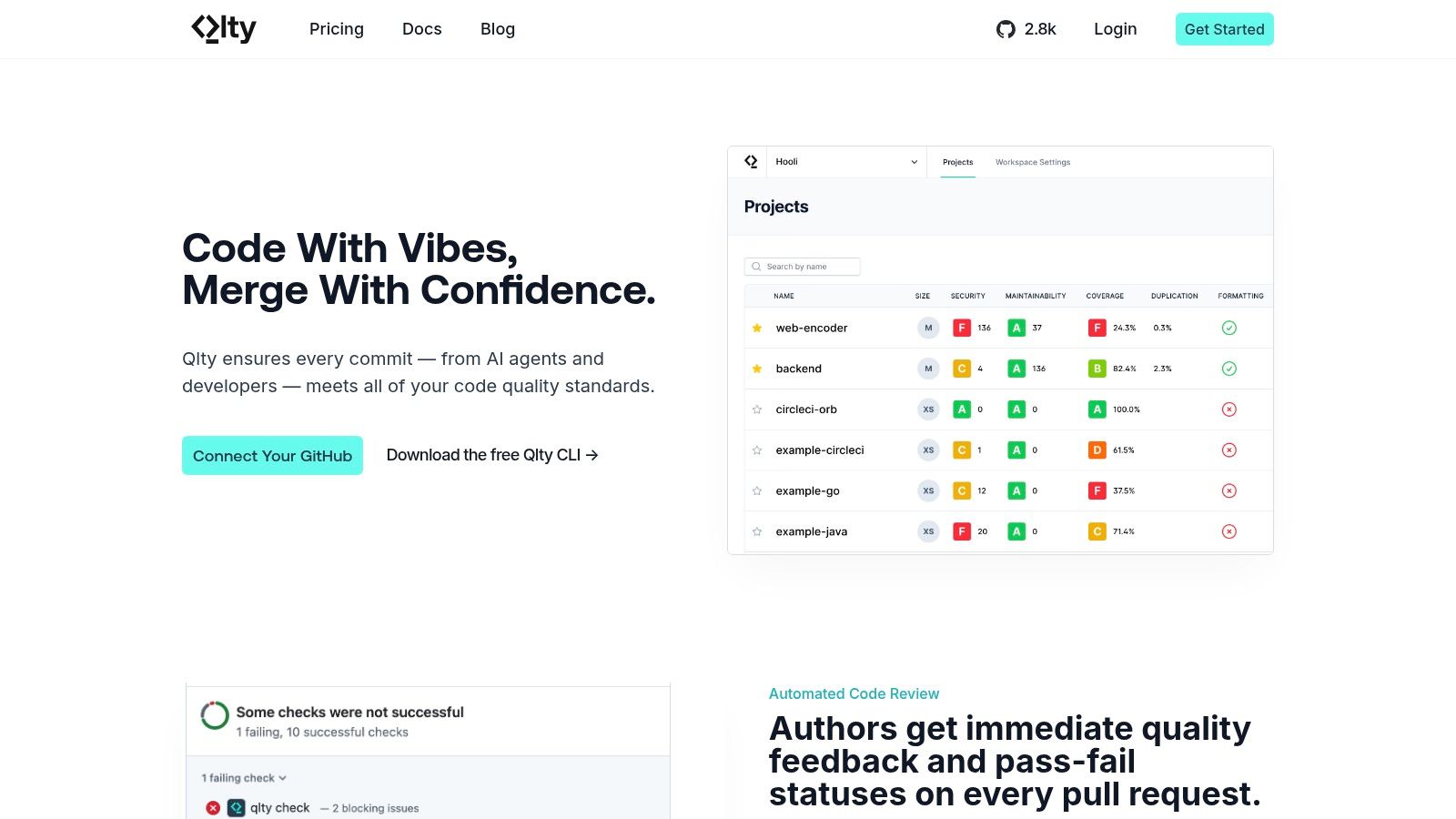 Qlty Cloud (from the makers of Code Climate)