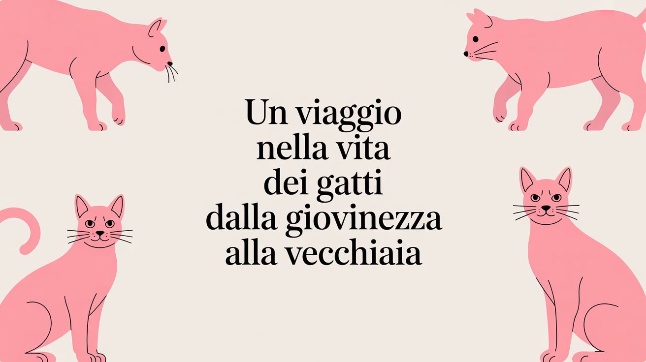 Un viaggio nella vita dei gatti: come cambia e cosa osservare
