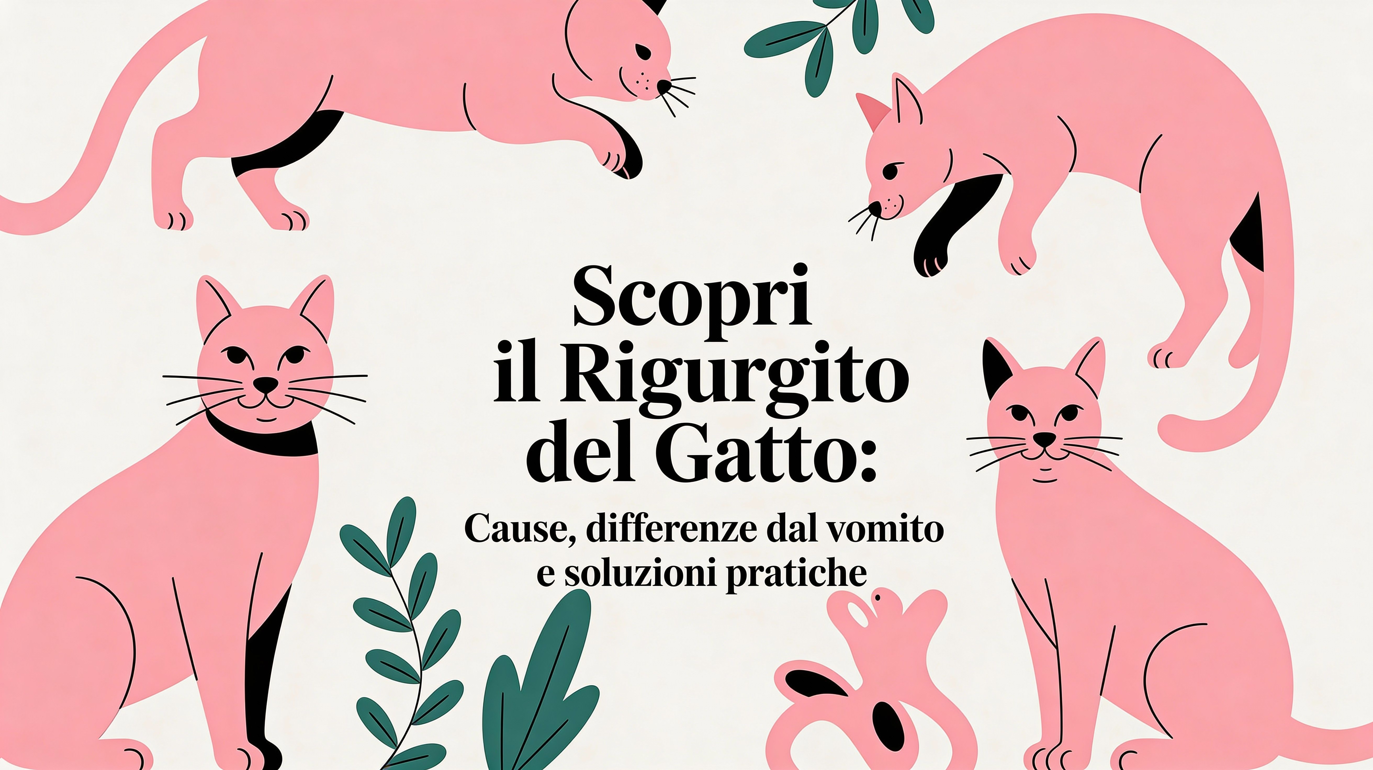Gatto che rigurgita cibo intero: cause, differenze dal vomito e soluzioni
