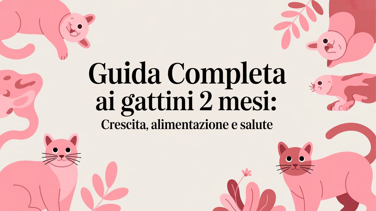 Guida completa ai gattini di 2 mesi: crescita, alimentazione e salute