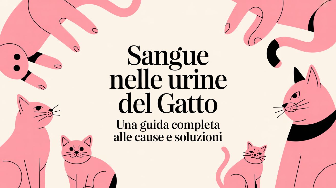 Sangue nelle urine del gatto: una guida per capire le cause e agire