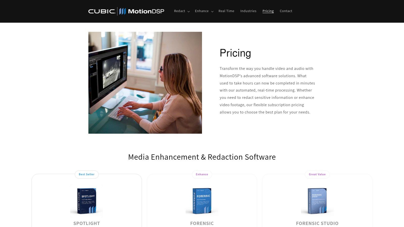 MotionDSP (Cubic) – Forensic / Forensic Studio / Forensic Pro