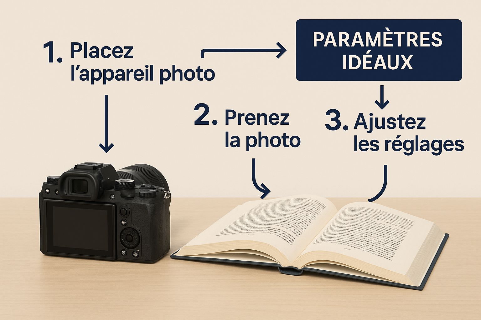 Infographic about book photo