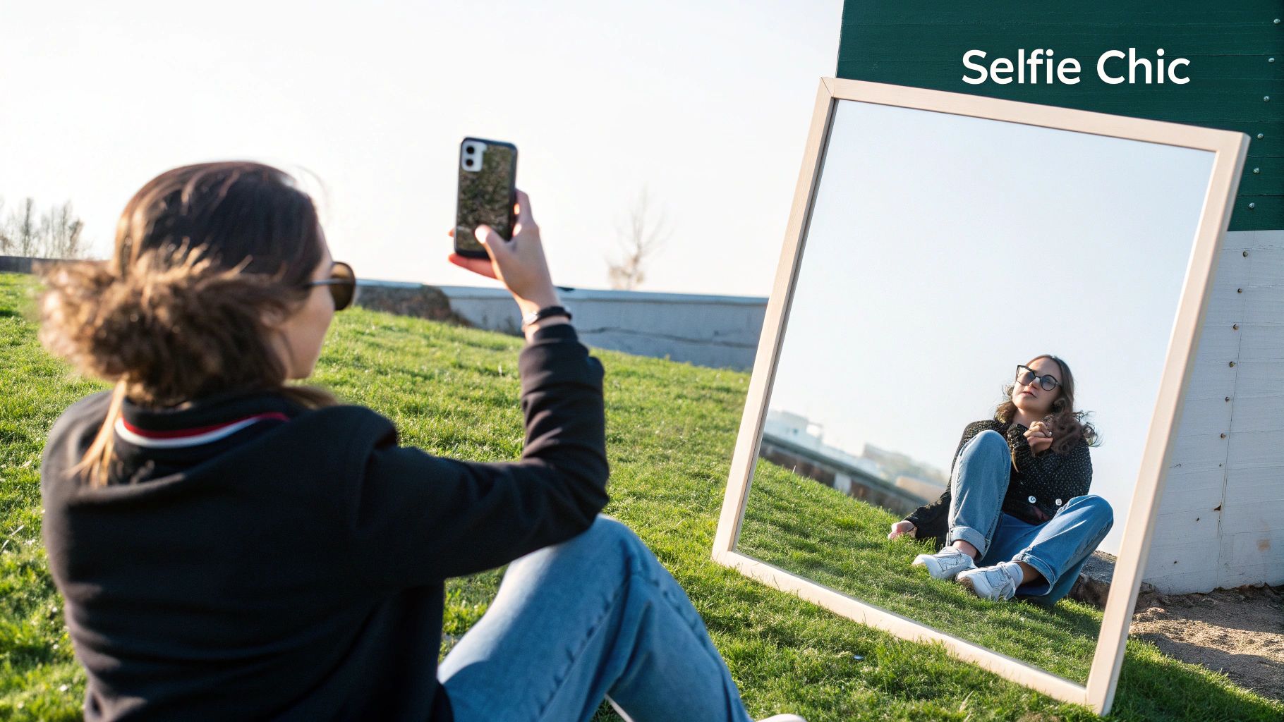 Le Selfie Miroir Esthétique : Maîtriser l'Art du Reflet