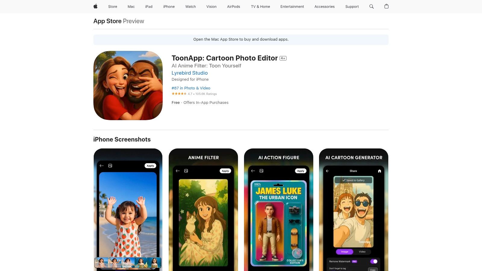 ToonApp (Lyrebird Studio)