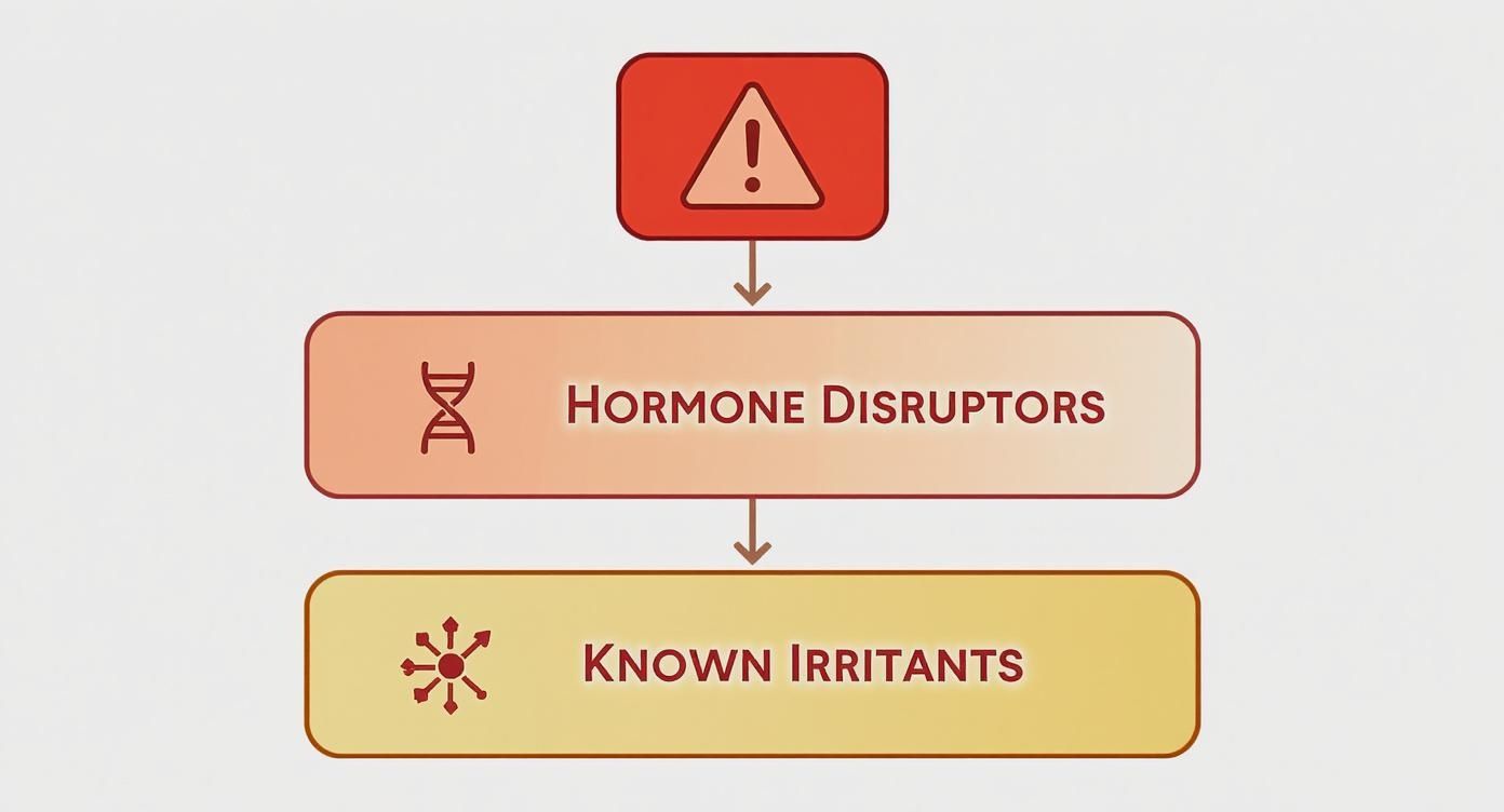 Infographic about best non toxic skincare brands