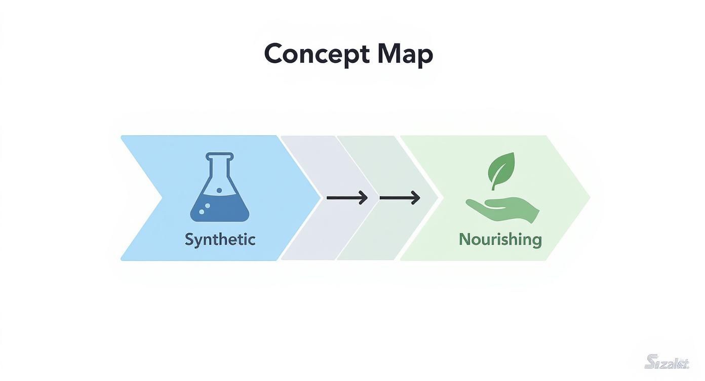 Infographic about tallow body wash