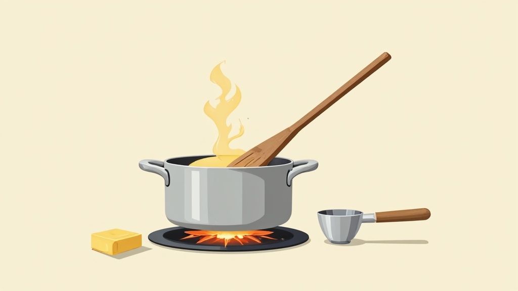 A woman with clear, glowing skin gently touching her face.