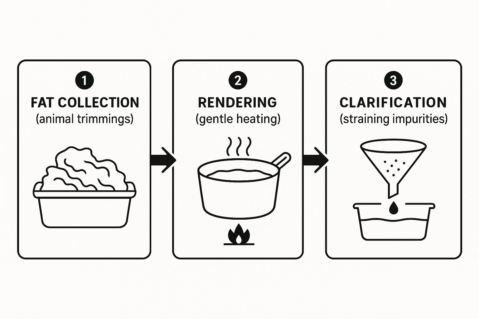 Infographic about where does tallow come from