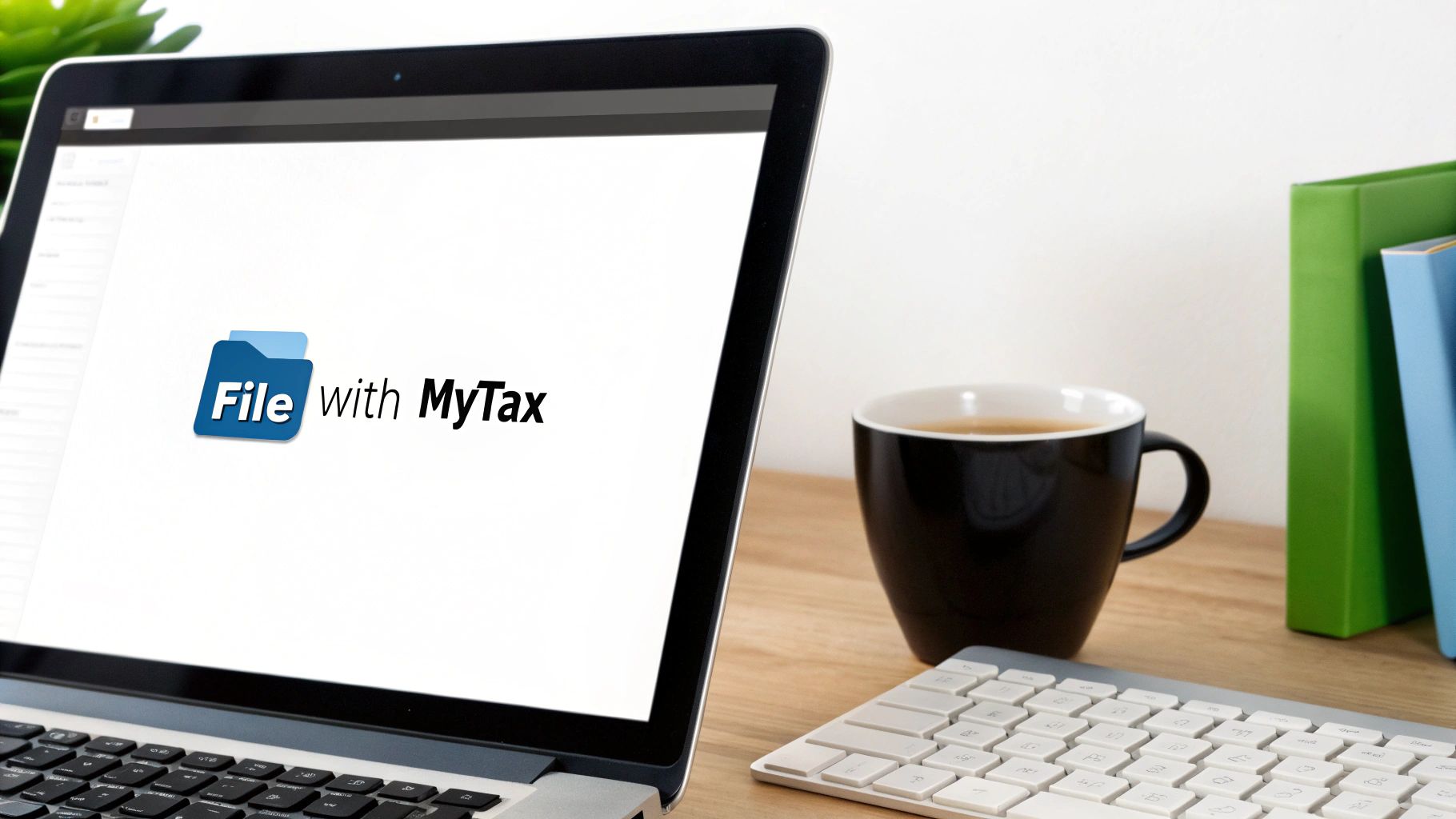 A screenshot of the Australian Taxation Office's myTax portal, showing the user-friendly interface for lodging a tax return.