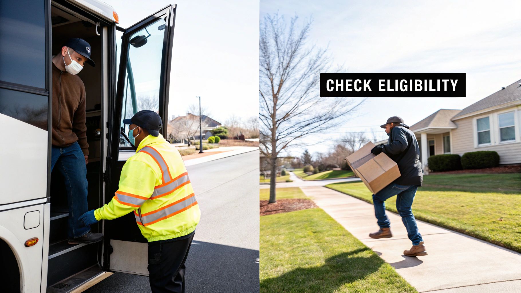 A person at a crossroads, considering their options, representing the decision of eligibility for an allowance.