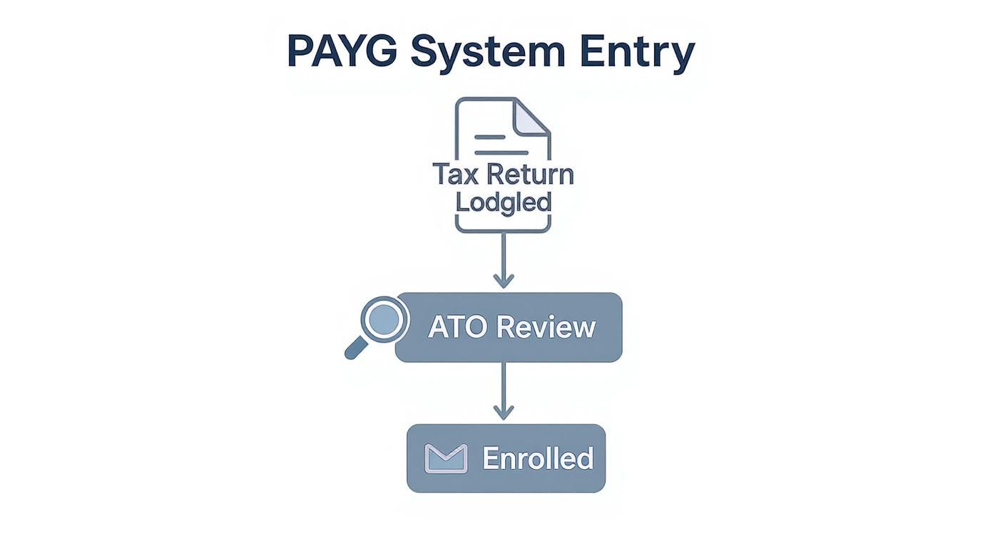 Infographic about payg income tax instalment