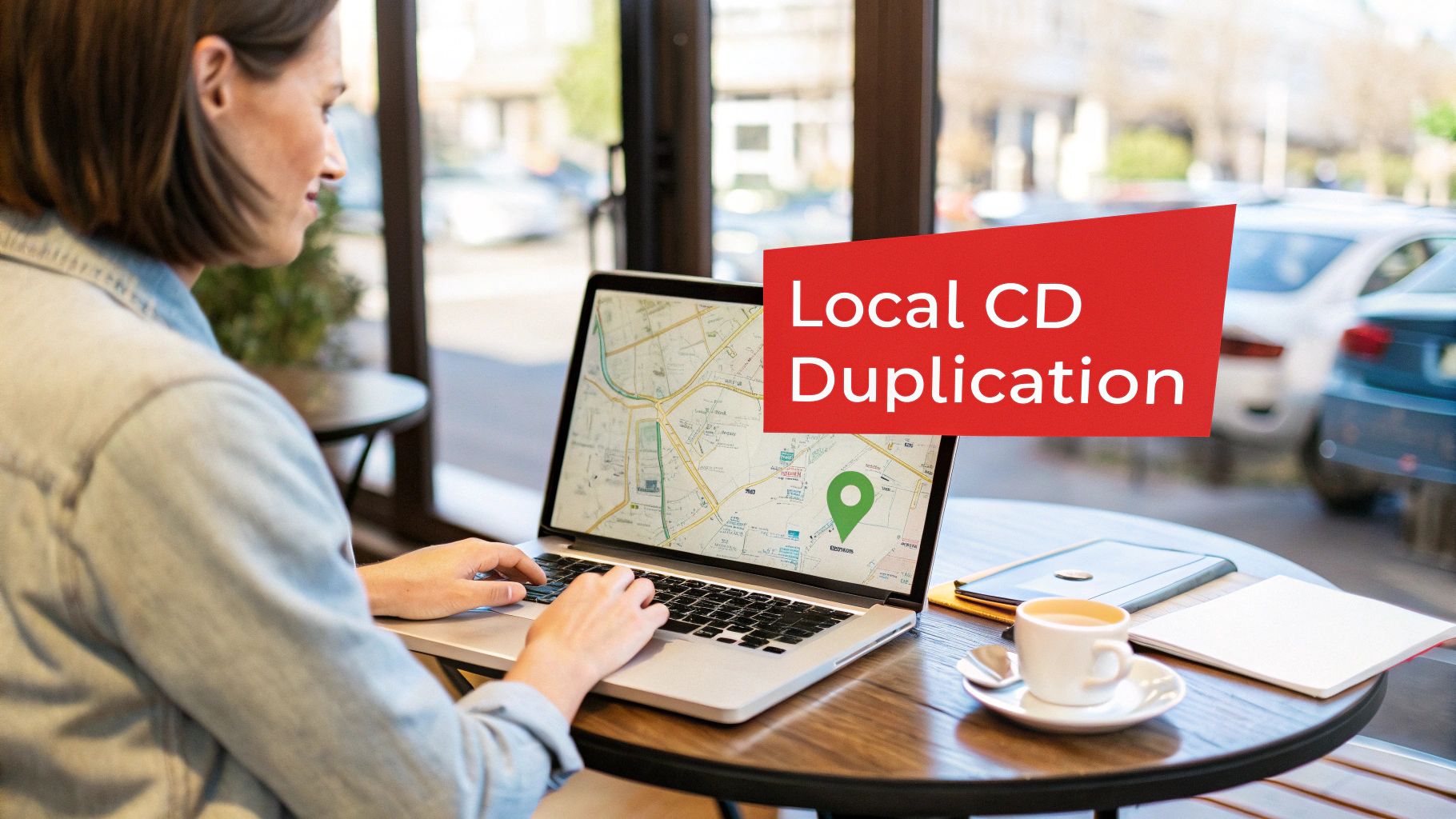 A stack of freshly duplicated CDs with custom artwork ready for distribution.