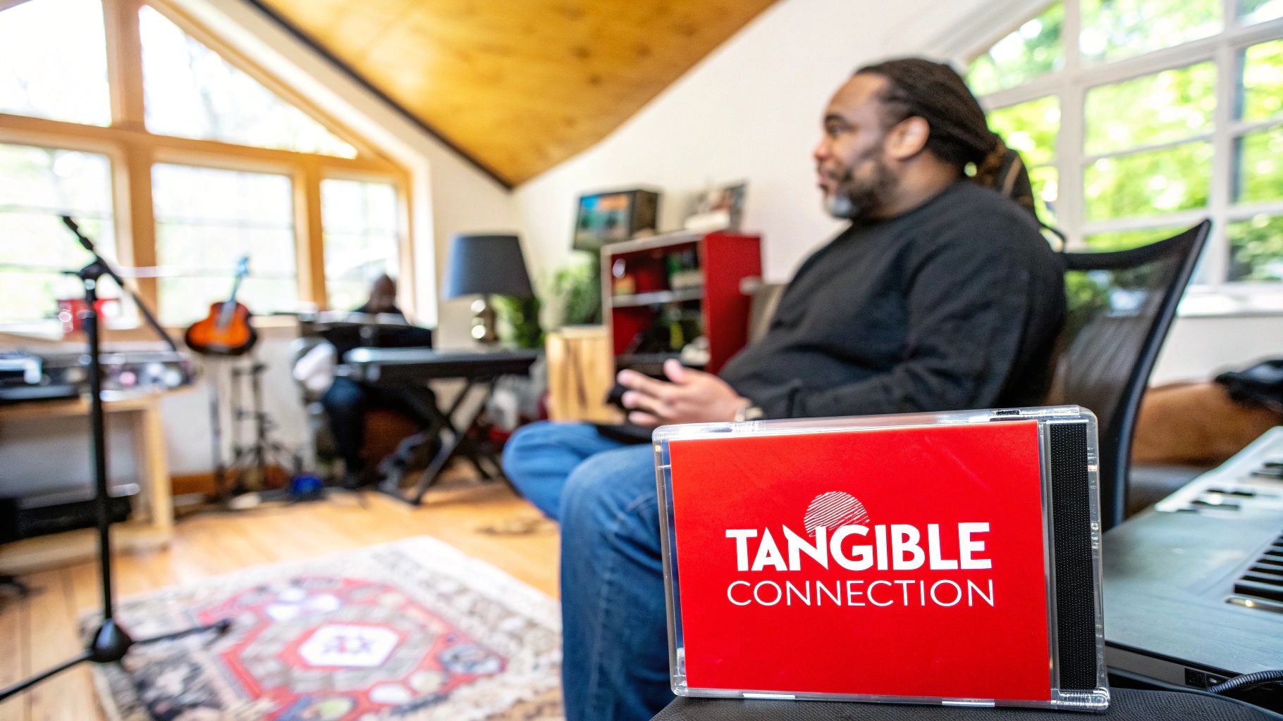 A stack of professionally printed custom CDs in jewel cases, showcasing vibrant artwork.