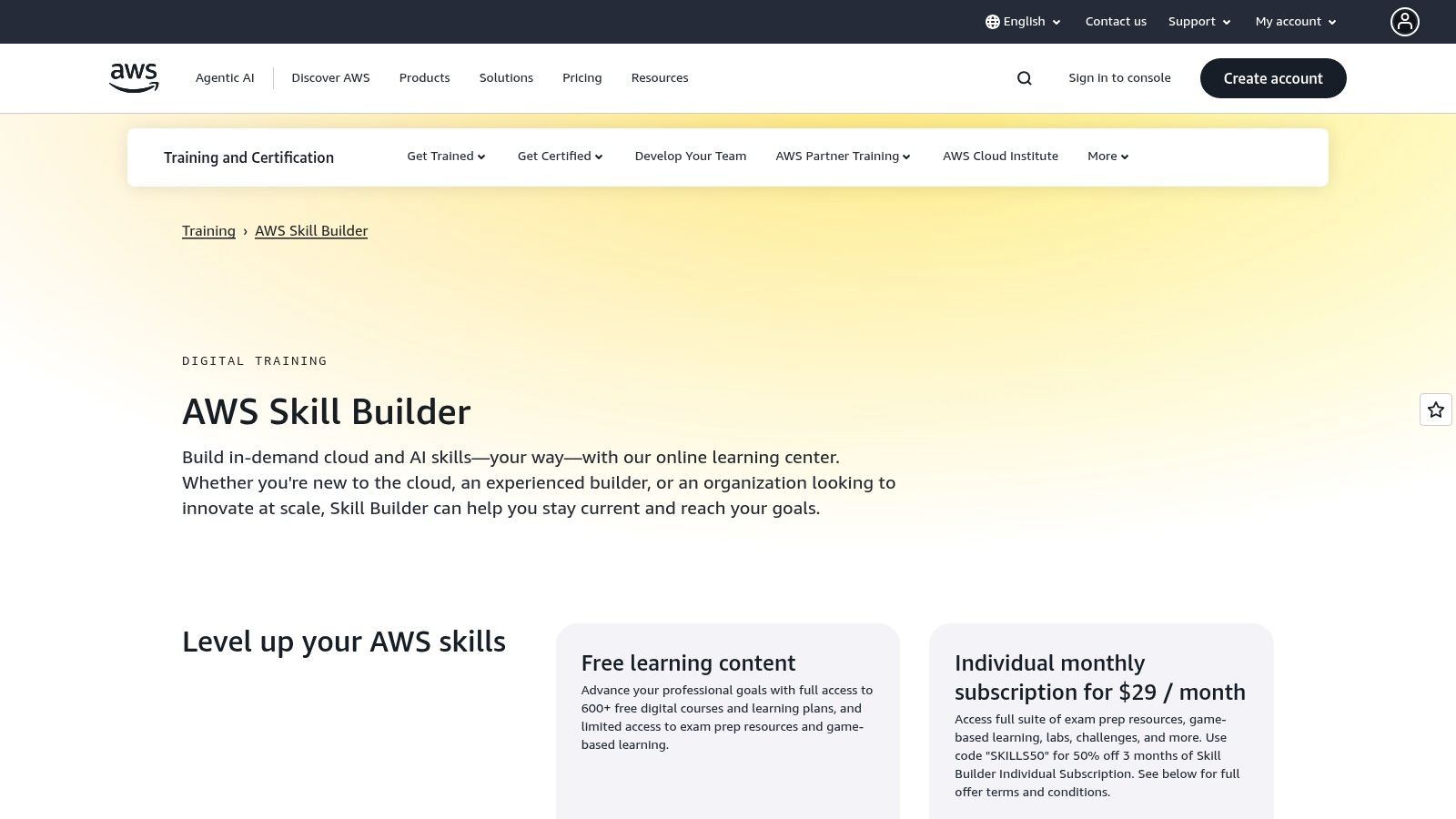 AWS Skill Builder