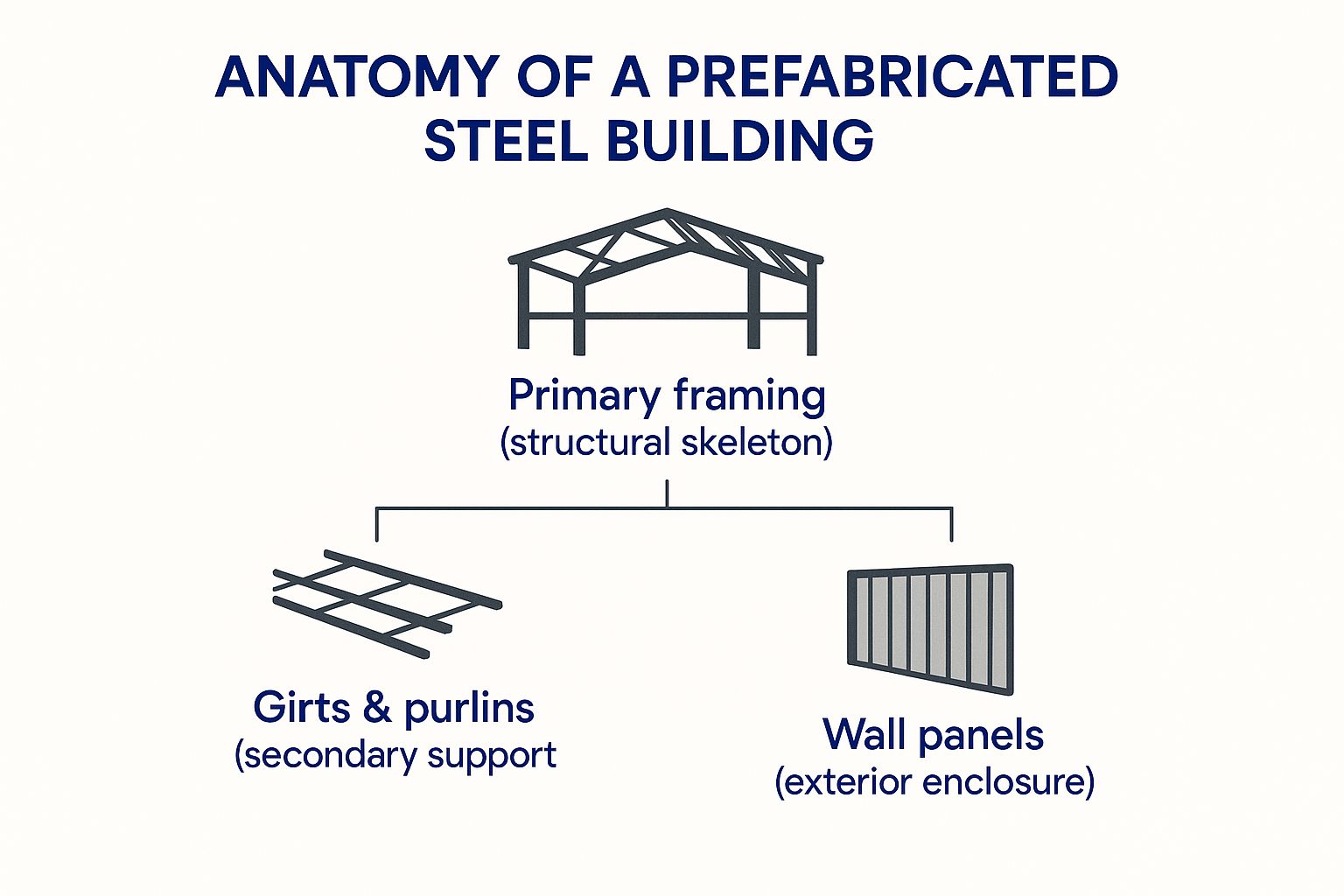 Infographic about cost of steel buildings