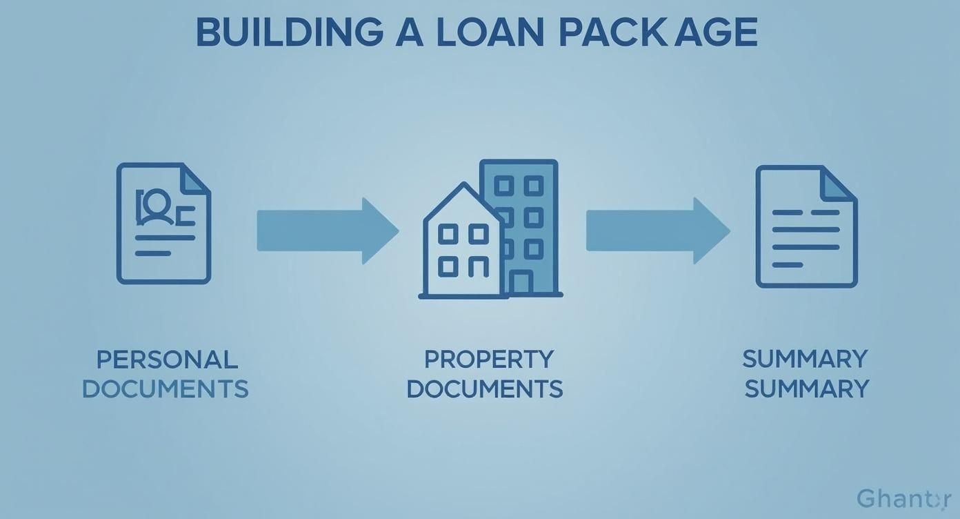 Infographic about how to finance commercial property