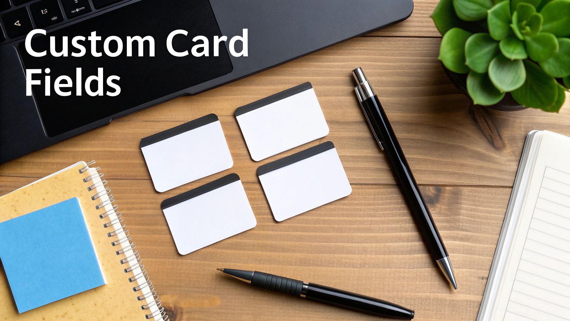 Customizing properties on a Notion Kanban card to add assignees and due dates.