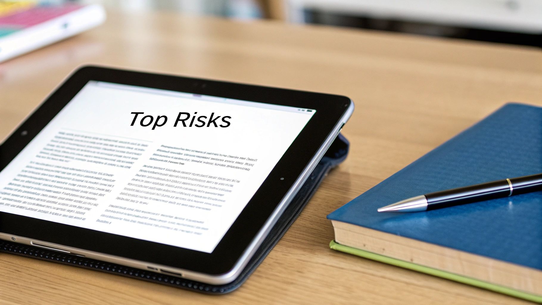 Risk-Focused Status Report Template